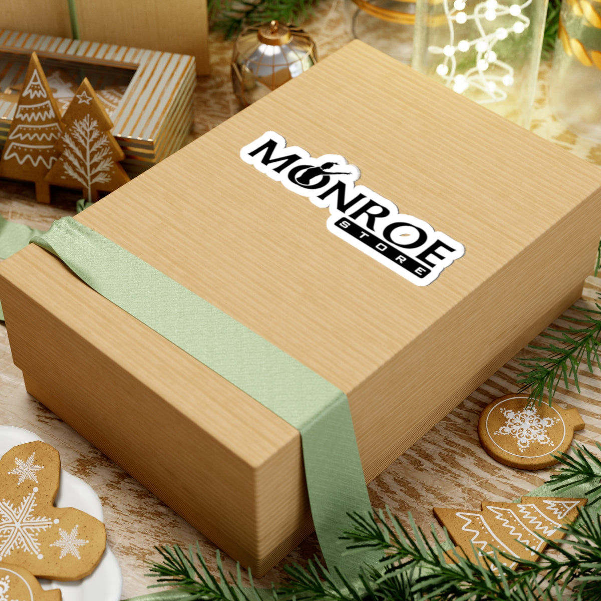 PERSONALIZE YOUR Stickers LOGO MONROE STORE - Perfect for Journals, Laptops, Gifts, and More