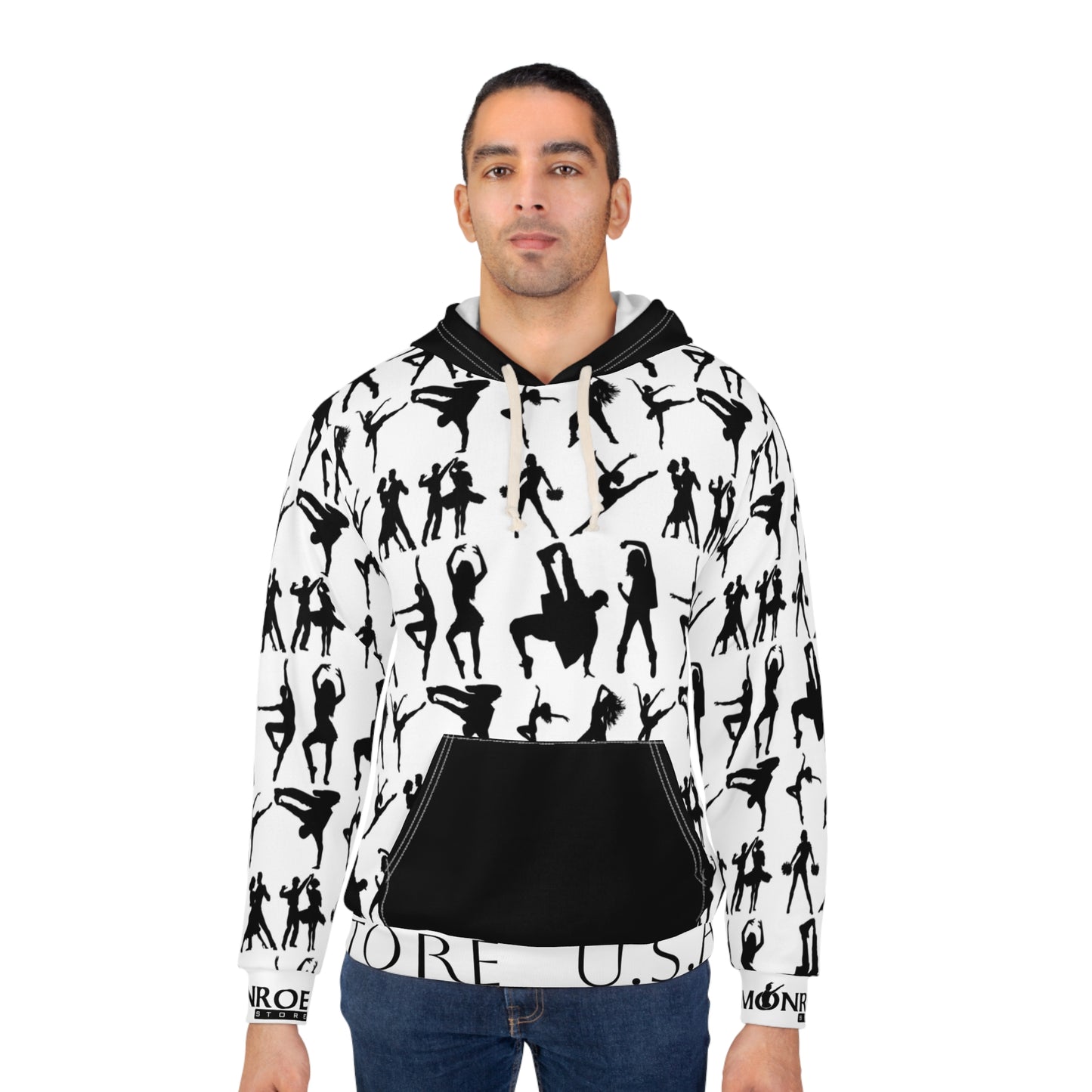 Dance Silhouette Unisex Pullover Hoodie - Stylish and Energetic - Mi tienda