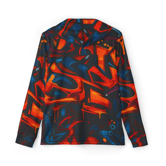 Hip Hop Graffiti Sports Hoodie, Warmup Pullover for Gym, Streetwear, Gift for Dancers, Urban Outfit, Stylish Activewear