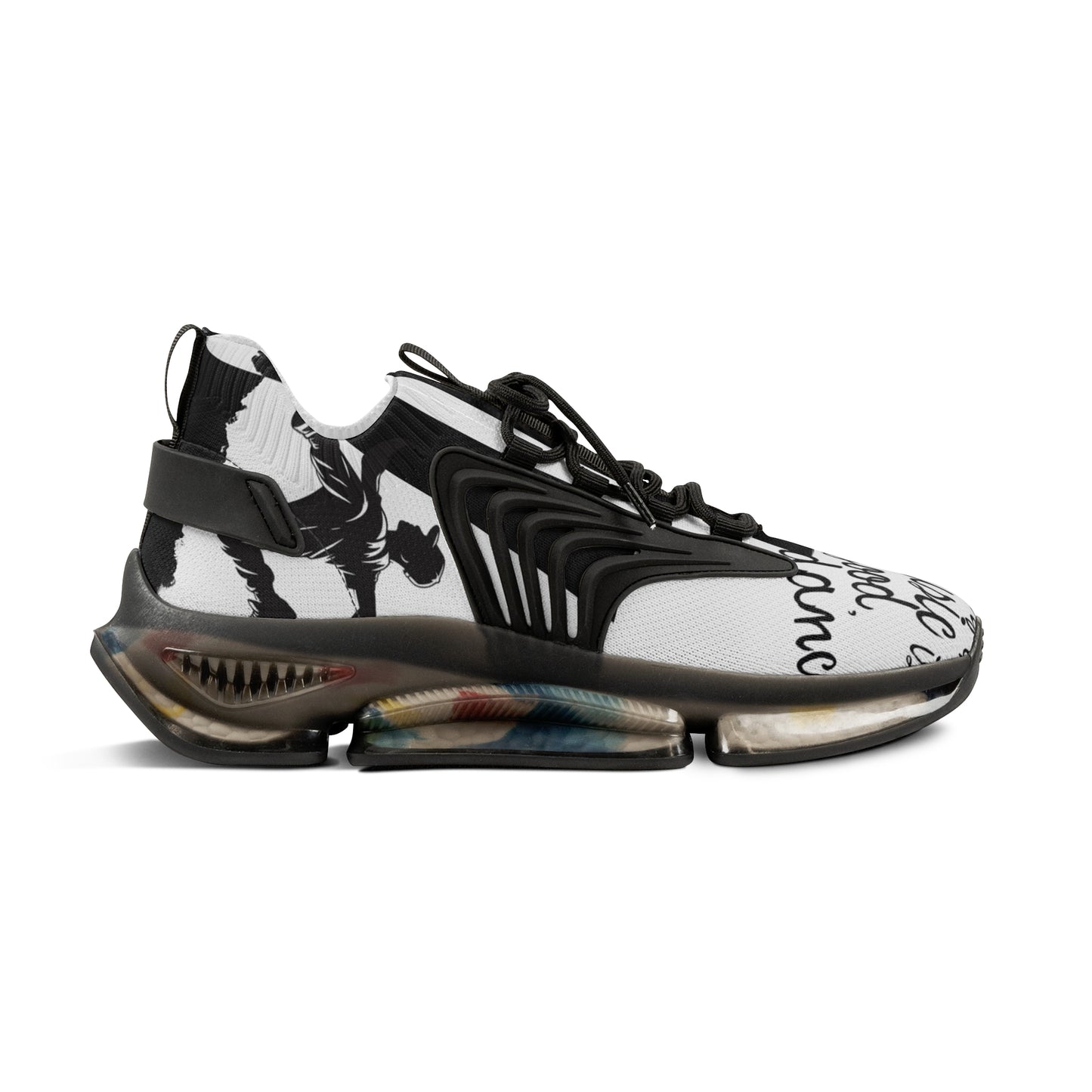Men's Mesh Sneakers with Inspirational Design, Breathable Athletic Footwear - Mi tienda