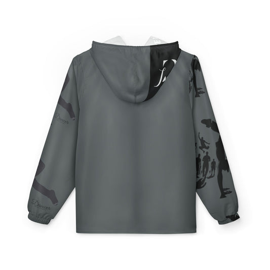 MEN Windbreaker Jacket, Hip Hop Culture Breaking, Streetwear Outerwear, Urban Fashion Zip-Up, Trendy Lightweight Coat, Cool Unisex