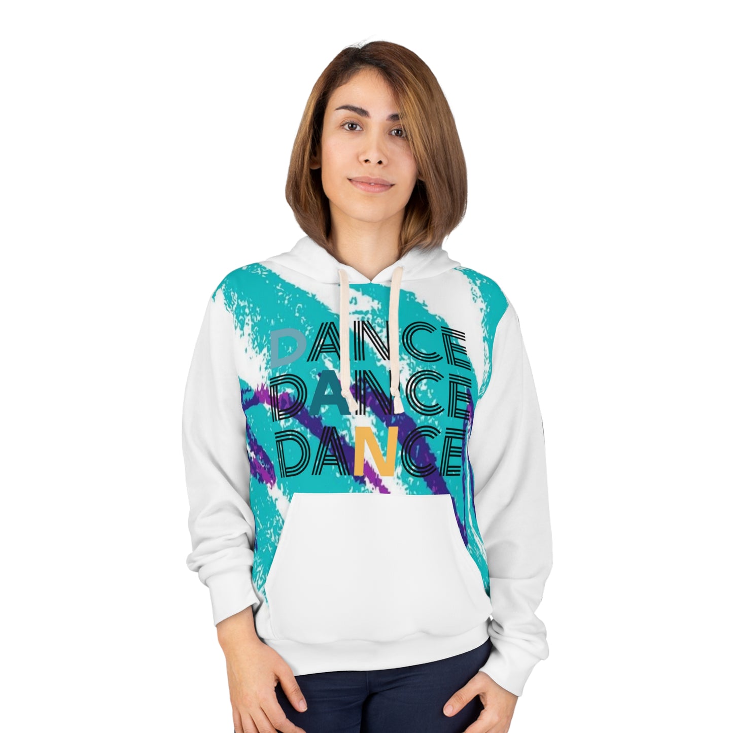 Dance Vibes Unisex Pullover Hoodie - Colorful Graphic Design - Mi tienda