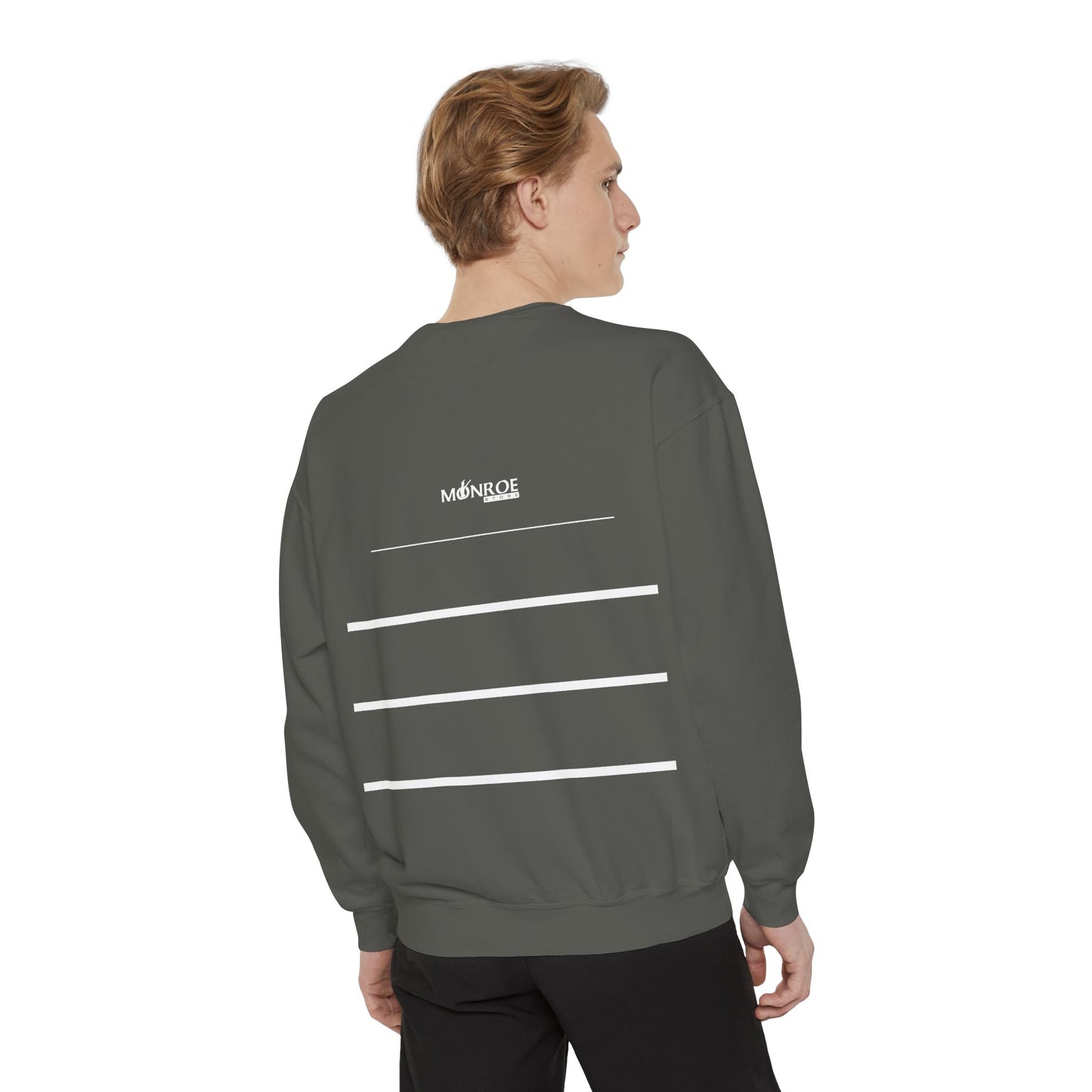 Transforming Energy Sweatshirt, Unisex Garment-Dyed Sweatshirt for Movement, Motivational Gift, Gym Apparel, Cozy Layering