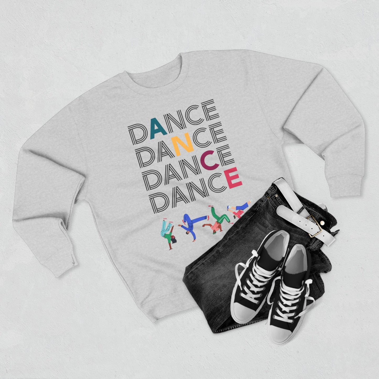 Unisex Crewneck Sweatshirt - "Okay, Let's Dance" - Comfortable Dance Apparel