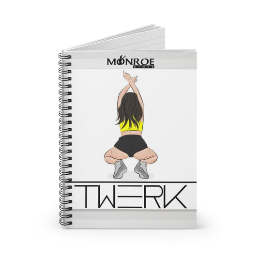 Twerk Spiral Notebook - Ruled Lines for Dance Lovers - Mi tienda