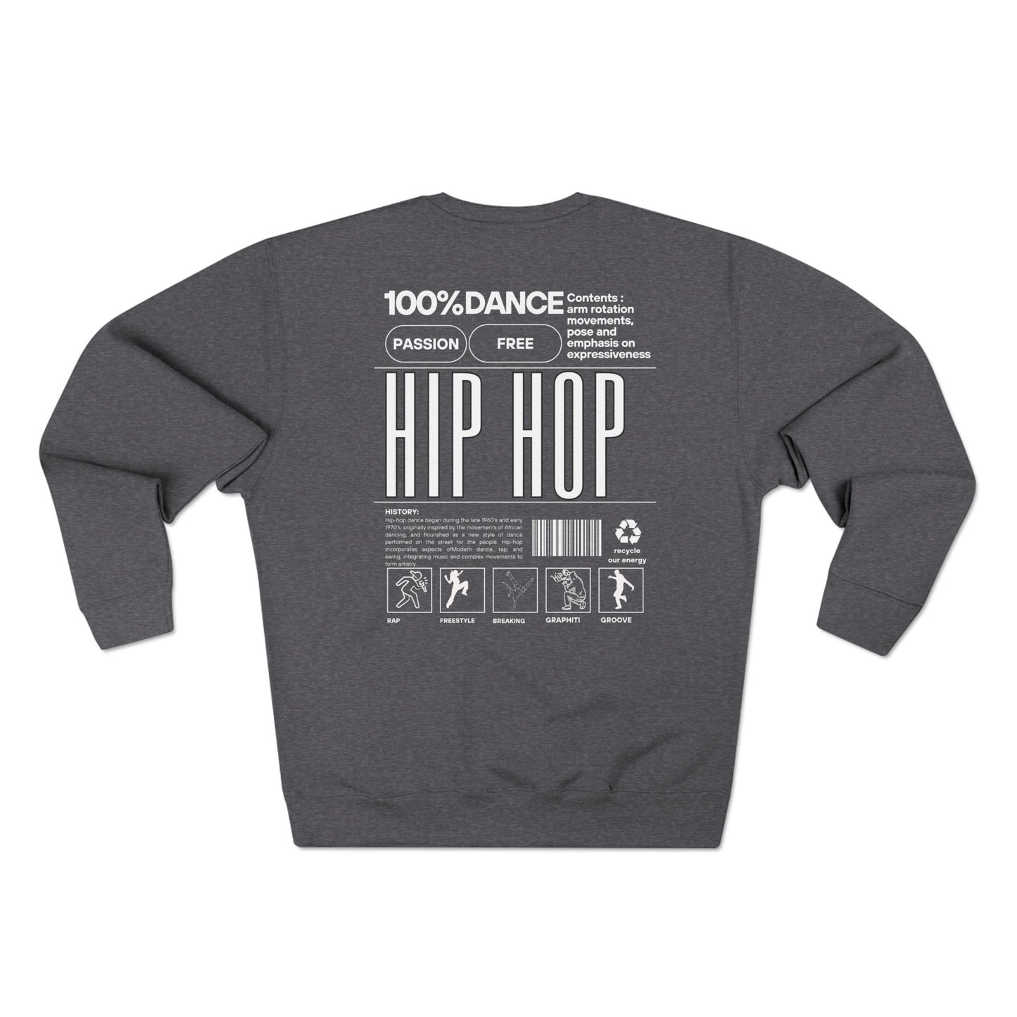 Sweatshirt - HIP HOP CULTURE" - Comfortable Dance Apparel - Mi tienda