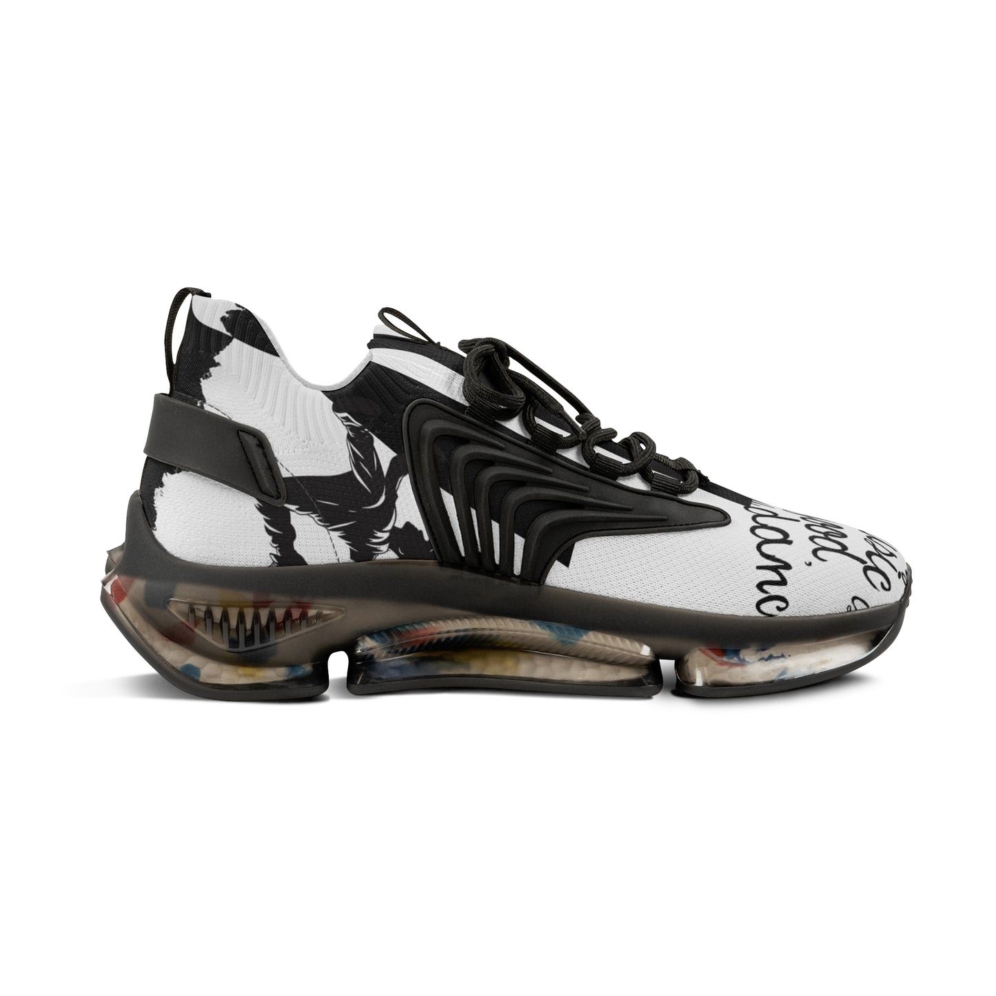 Men's Mesh Sneakers with Inspirational Design, Breathable Athletic Footwear - Mi tienda