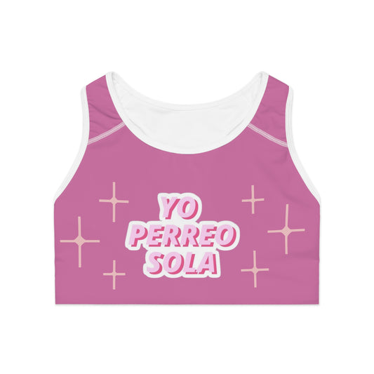 dance Bra Yo perreo Sola, Activewear, Fitness Apparel, Gift for Dancers, Workout Top - Mi tienda