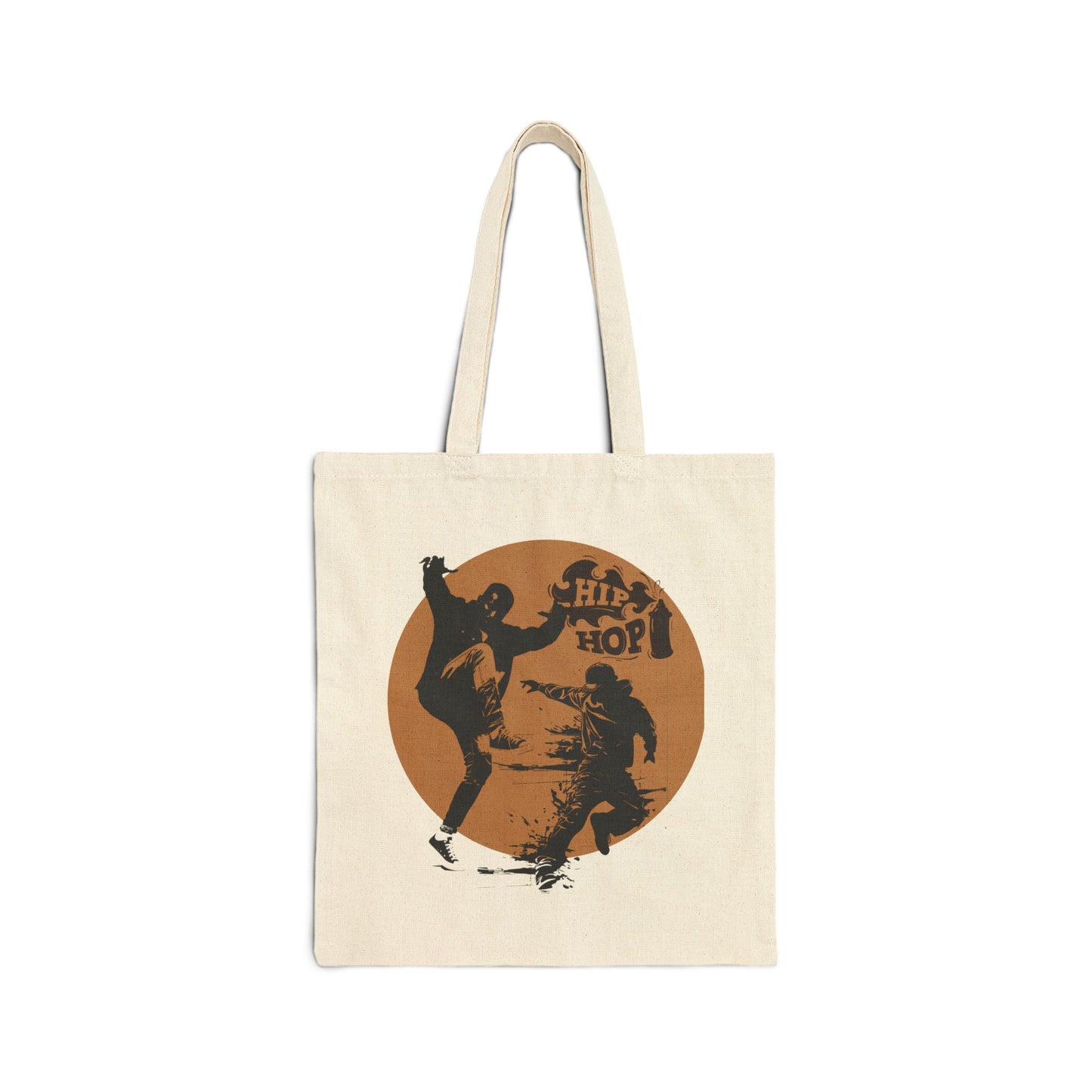Hip Hop Cotton Canvas Tote Bag, Reusable Shopping Bag, Stylish Tote, Festival Accessory, Gift for Music Lovers