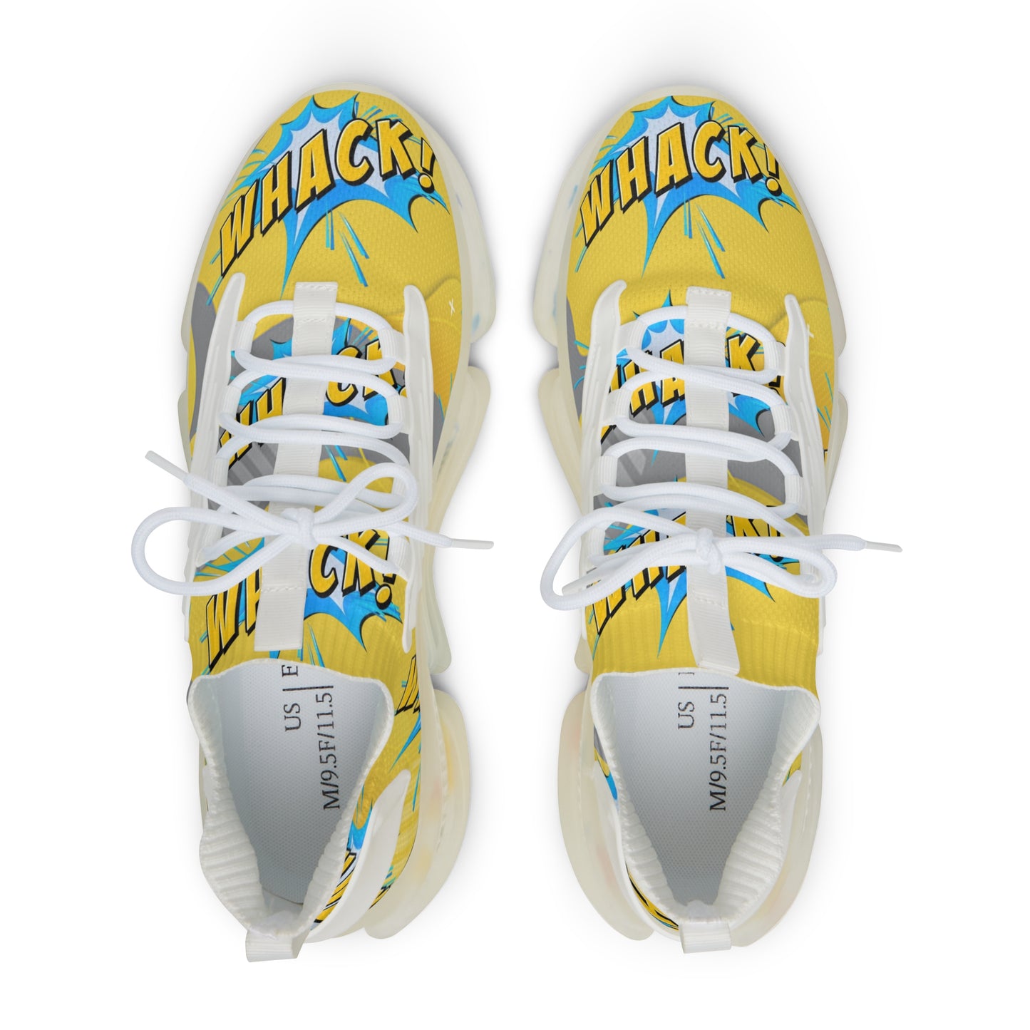 Men's Mesh Sneakers - Whack! Comic-Inspired Athletic Shoes - Mi tienda