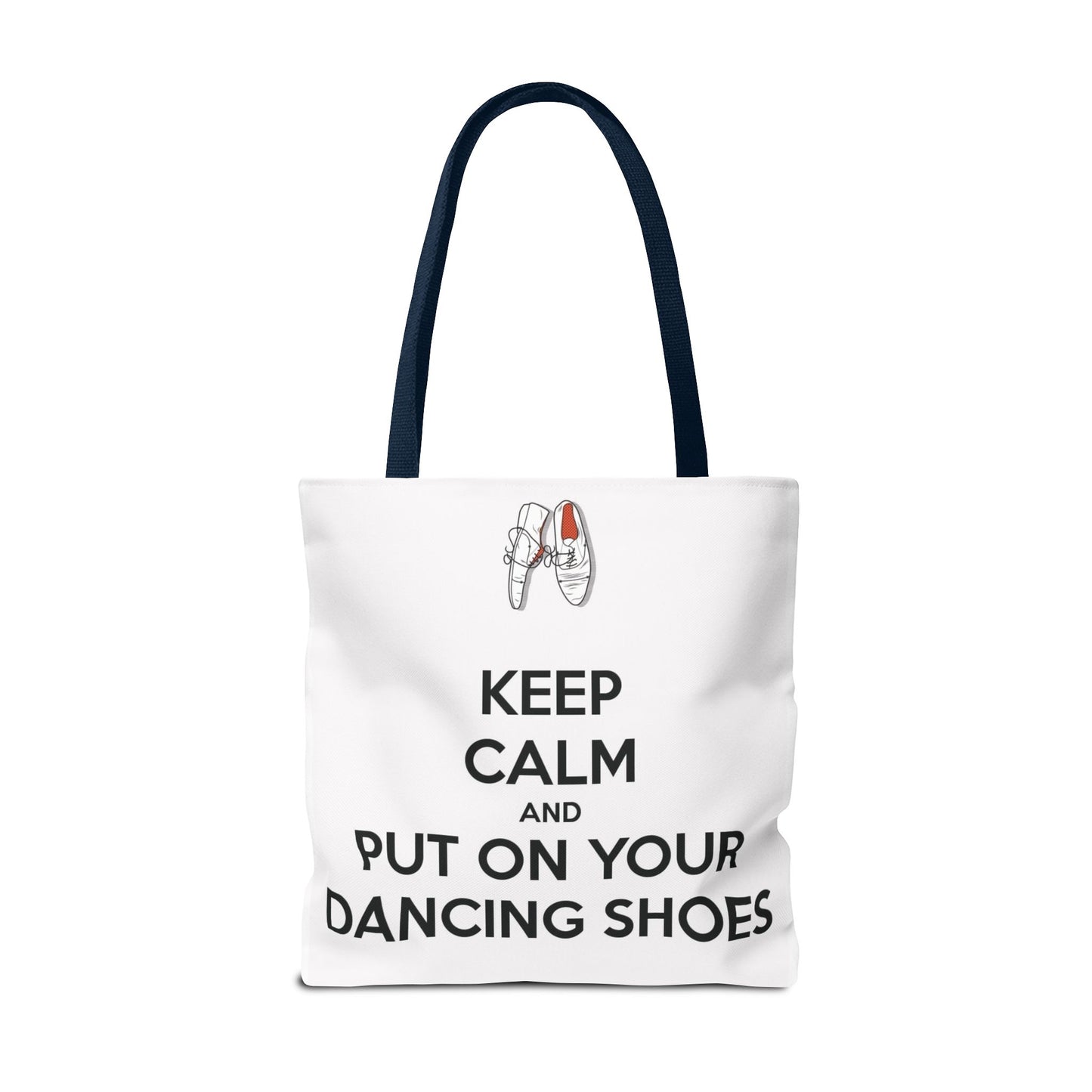 Dance Themed Tote Bag - Keep Calm and Put on Your Dancing Shoes - Perfect for Dancers & Dance Lovers - Mi tienda