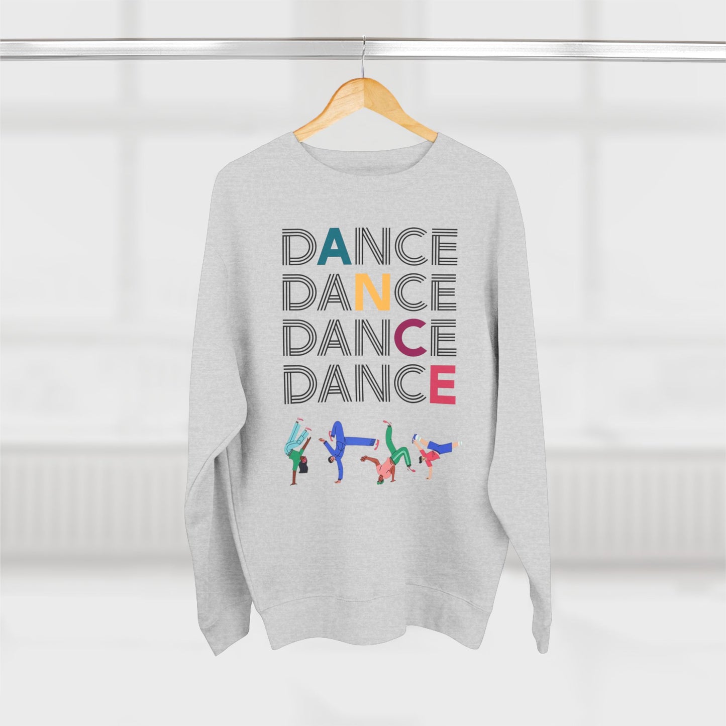 Unisex Crewneck Sweatshirt - "Okay, Let's Dance" - Comfortable Dance Apparel