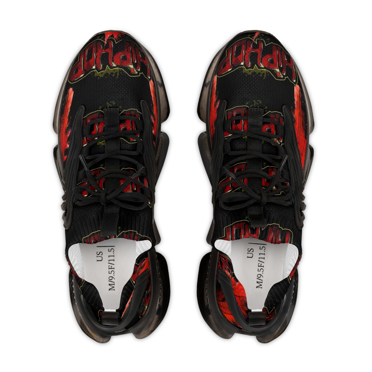 Colorful Men's Mesh Sneakers - Bold Dance Graphic - Mi tienda