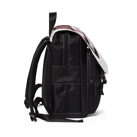 Unisex Casual Shoulder Backpack - 'Dance Mode On' Fun Design for Everyday Use
