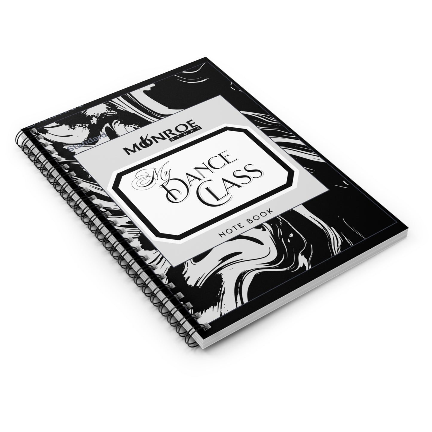 Elegant Dance Class Spiral Notebook - Ruled Lines for Students & Enthusiasts - Mi tienda