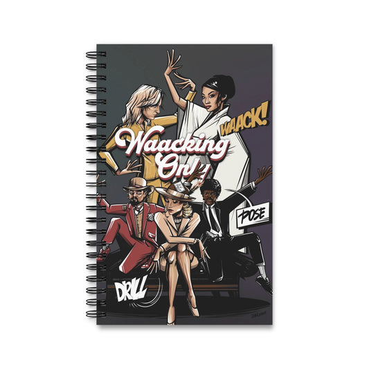 Waacking Dancer Dance Notebook, Journal, Notepad, Dance Class Gift, Stationery