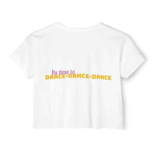 Dance punk Crop Top. women's Wear, Stylish Festival Apparel, Summer Music Event, Fun Dance Top - Mi tienda