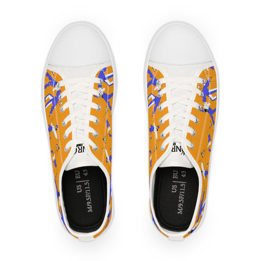 Vibrant Men's Low Top Sneakers with Artistic Design - Mi tienda