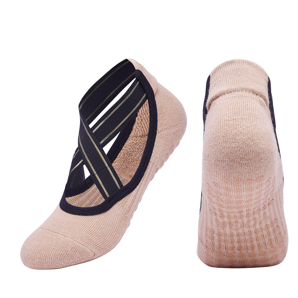 Dance fitness non-slip Pilates socks straps - Mi tienda