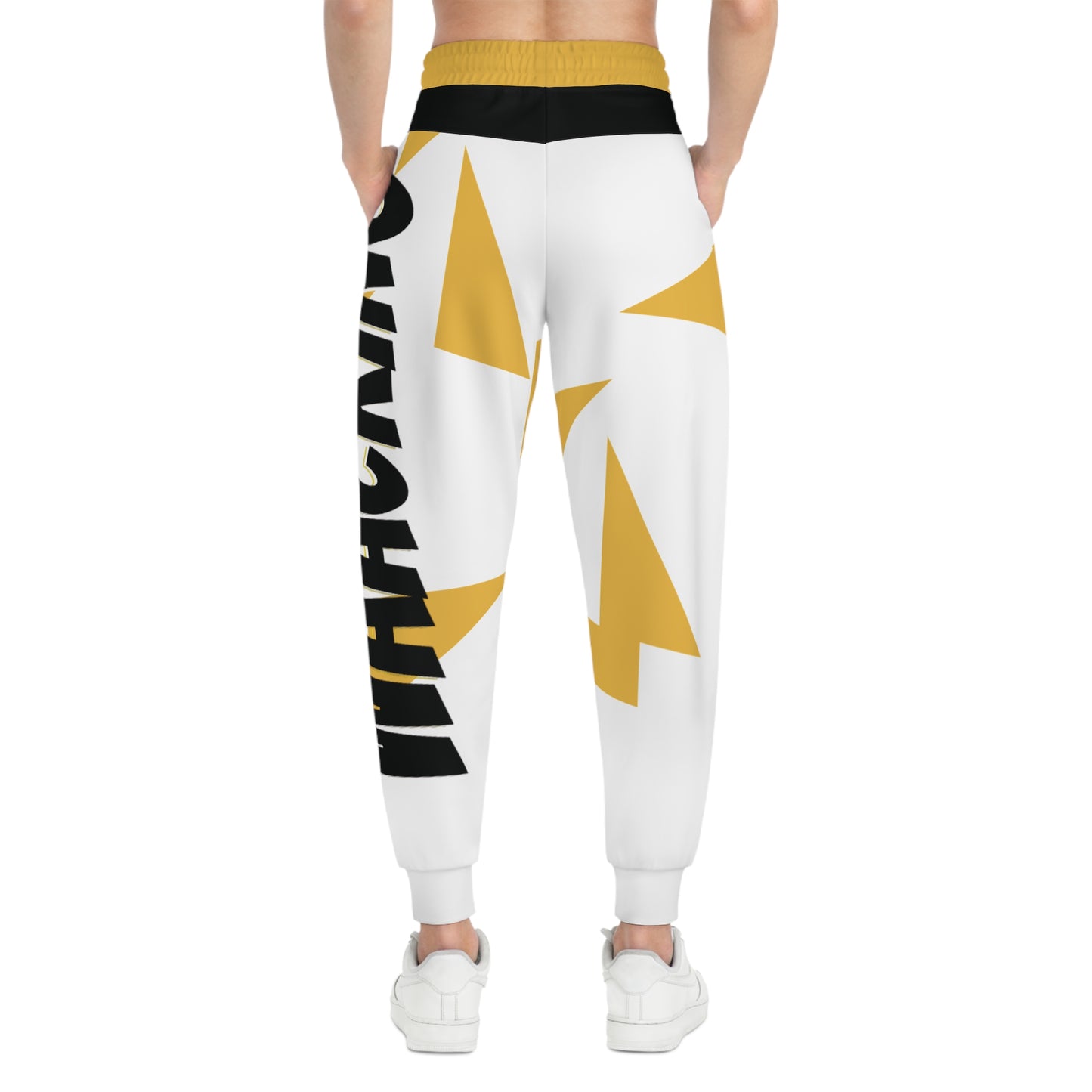 Athletic Joggers with Bold Design, Trendy Joggers, Sportswear for Active Lifestyle, Gift for Fitness Lovers, Cozy Comfy Pants