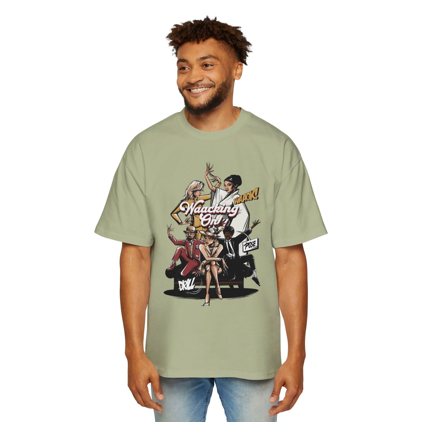 Waacking Dance Lover Oversized Gift, Comfy Cotton Shirt, Dance Studio