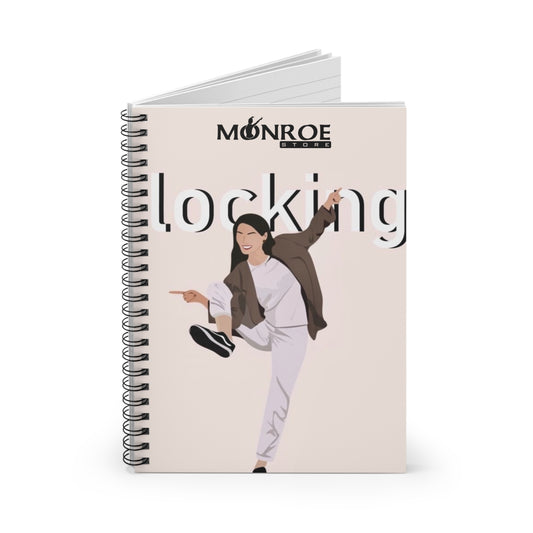 Spiral Notebook - Fun & Creative 'Locking' Design