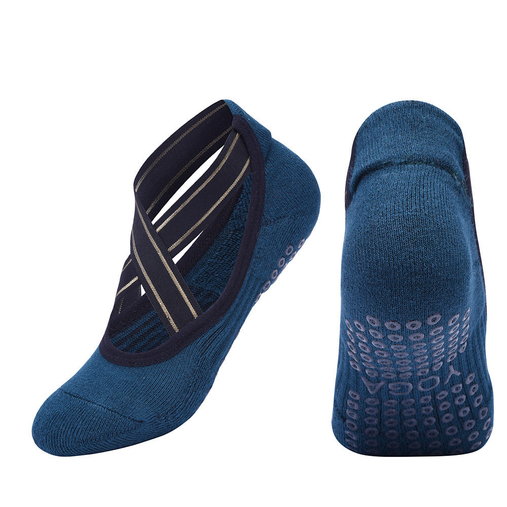 Dance fitness non-slip Pilates socks straps - Mi tienda