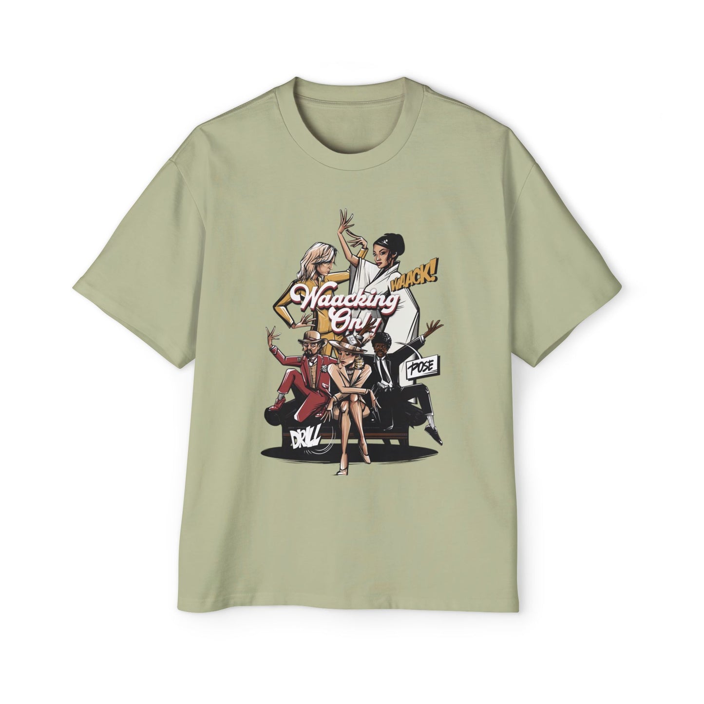Waacking Dance Lover Oversized Gift, Comfy Cotton Shirt, Dance Studio