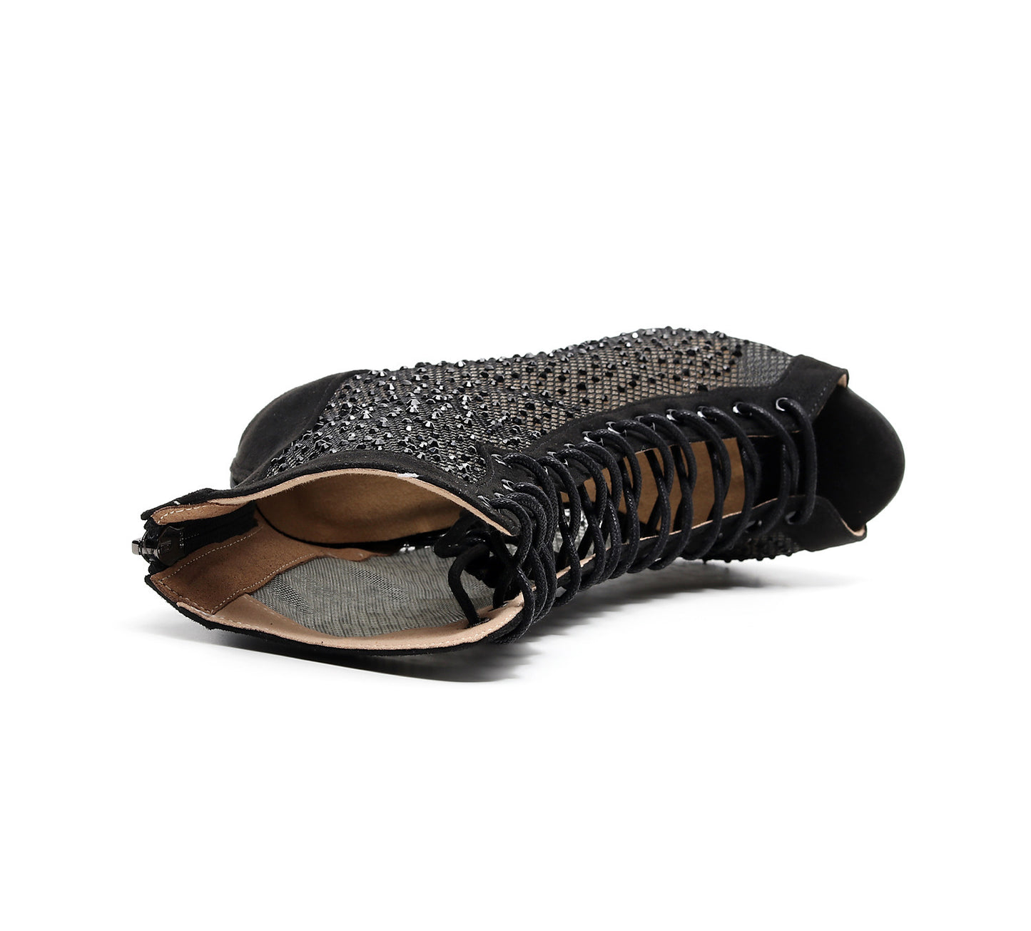 Black Hollow Summer Latin Dance High Heels - Mi tienda