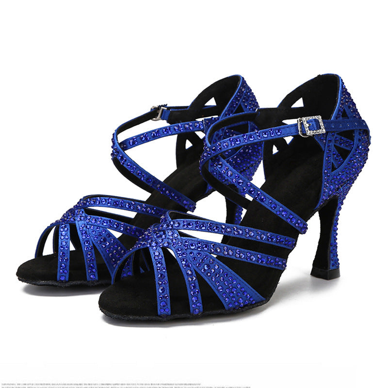 Women's Diamond High Heels And Soft Soled Dance Shoes - Mi tienda