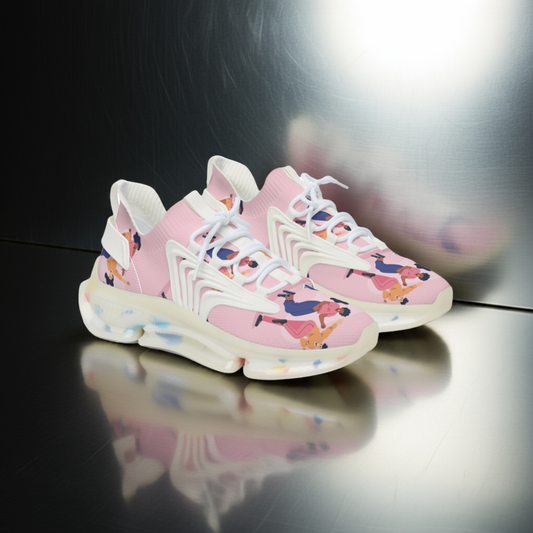 Women's Sneakers - Fun and Colorful Dance Design for Active Lifestyle - Mi tienda