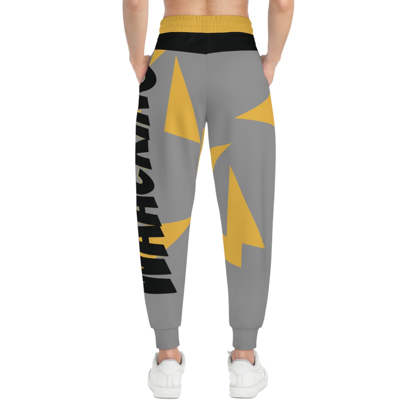 Athletic Joggers with Bold Design, Trendy Joggers, Sportswear for Active Lifestyle, Gift for Fitness Lovers, Cozy Comfy Pants