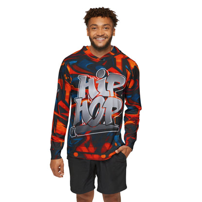 Hip Hop Graffiti Sports Hoodie, Warmup Pullover for Gym, Streetwear, Gift for Dancers, Urban Outfit, Stylish Activewear