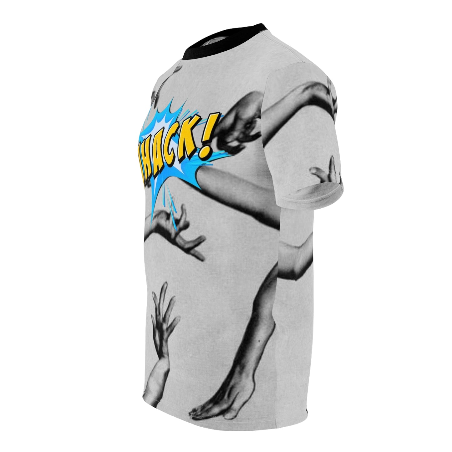 Whack! Unisex Cut & Sew Tee – Fun Graphic Tee for Playful Souls