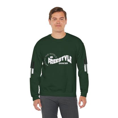 Freestyle Dancer Crewneck Sweatshirt | Unisex Heavy Blend | Streetwear, Dance Apparel, Gift for Dancers, Casual Wear, Hip Hop