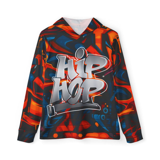 Hip Hop Graffiti Sports Hoodie, Warmup Pullover for Gym, Streetwear, Gift for Dancers, Urban Outfit, Stylish Activewear
