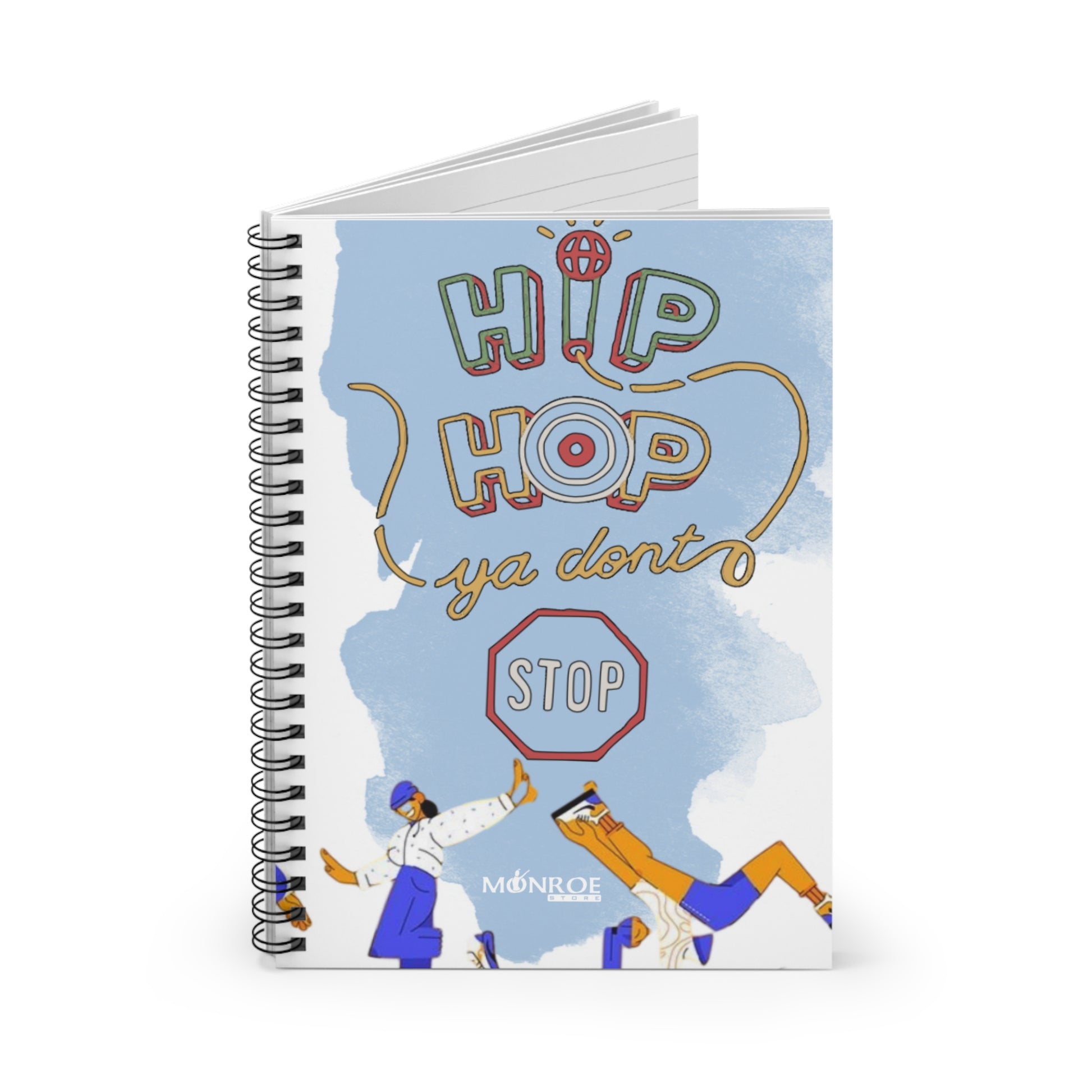 Hip Hop Themed Spiral Notebook - Perfect for Music Lovers & Creatives - Mi tienda
