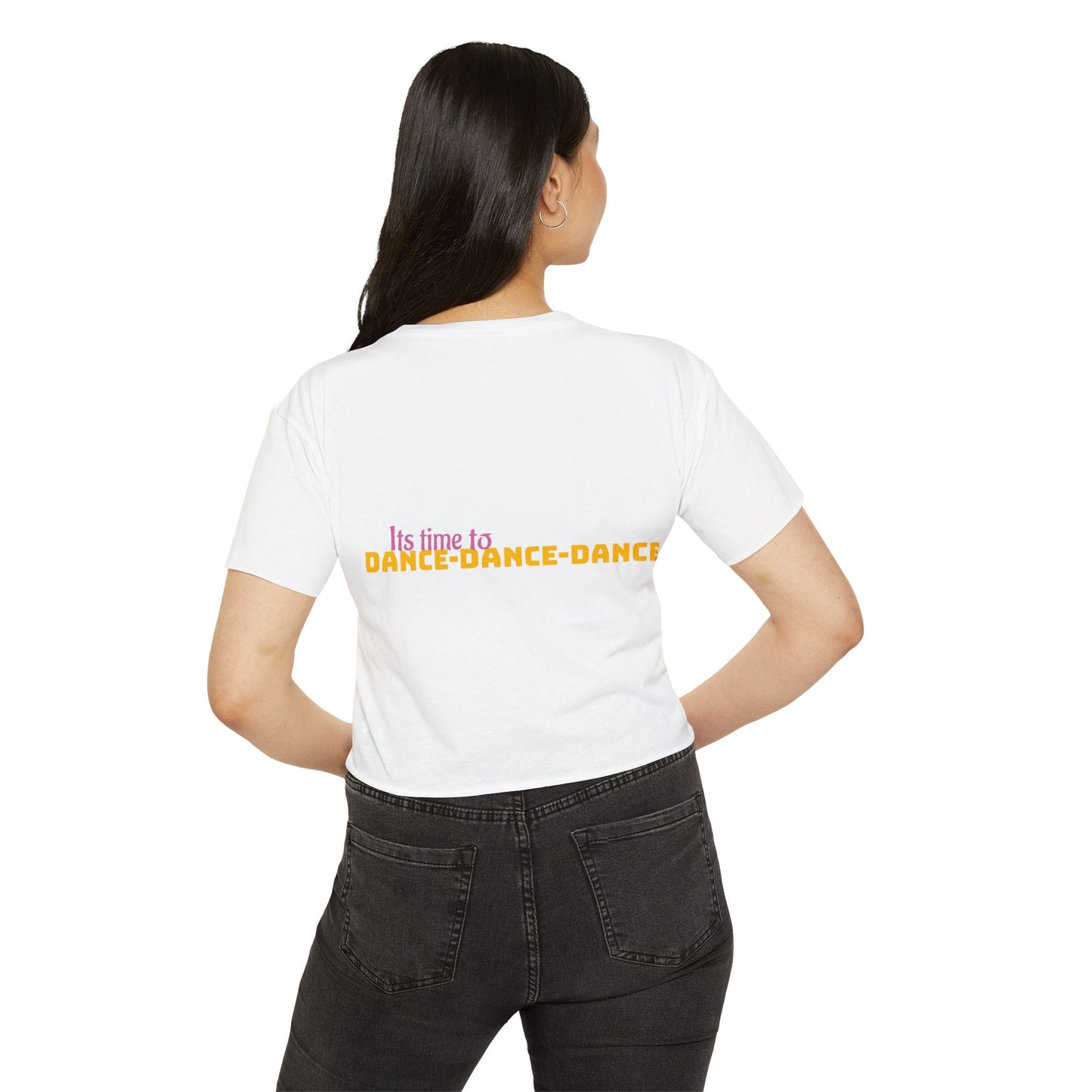 Dance punk Crop Top. women's Wear, Stylish Festival Apparel, Summer Music Event, Fun Dance Top - Mi tienda
