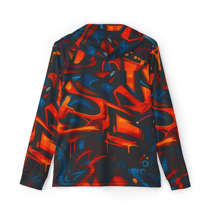 Hip Hop Graffiti Sports Hoodie, Warmup Pullover for Gym, Streetwear, Gift for Dancers, Urban Outfit, Stylish Activewear