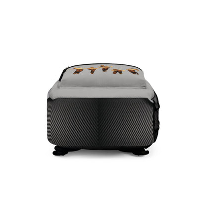 Urban Dance Style Backpack, Trendy School Bag, Hip Hop Backpack, Dance Enthusiast Gear, Stylish Everyday Backpack