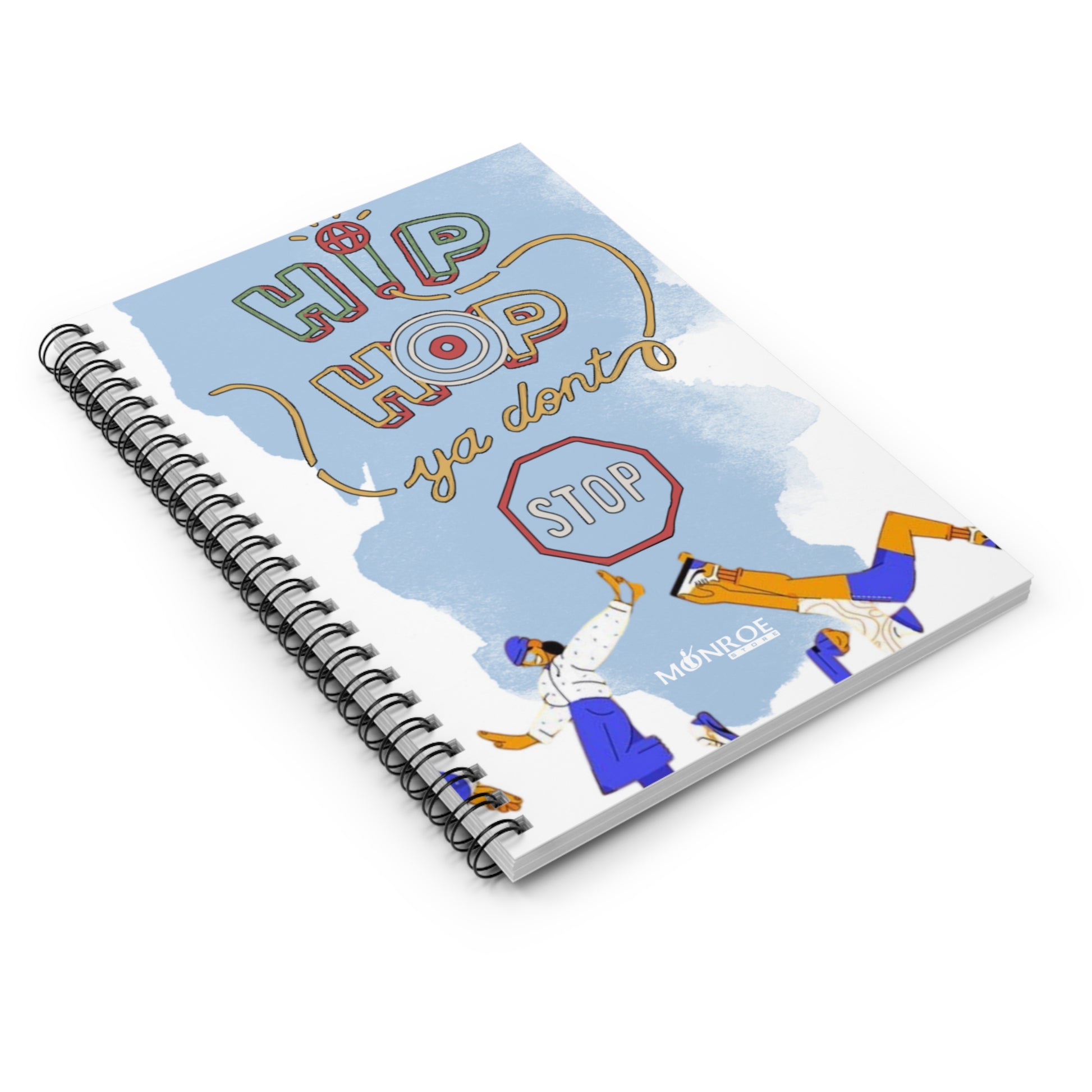 Hip Hop Themed Spiral Notebook - Perfect for Music Lovers & Creatives - Mi tienda