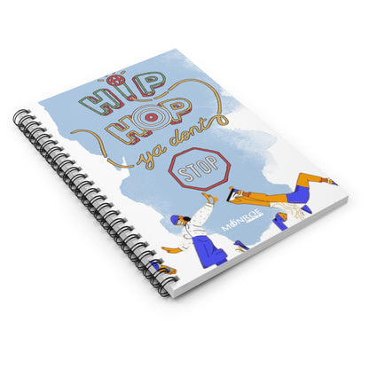 Hip Hop Themed Spiral Notebook - Perfect for Music Lovers & Creatives - Mi tienda