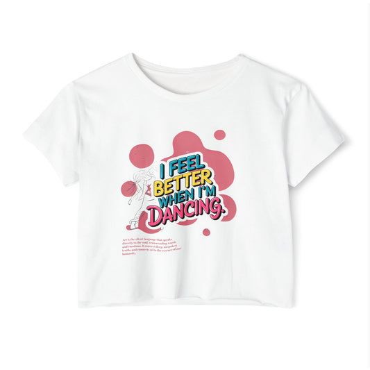 Dance punk Crop Top. women's Wear, Stylish Festival Apparel, Summer Music Event, Fun Dance Top - Mi tienda