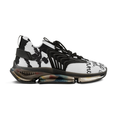Men's Mesh Sneakers with Inspirational Design, Breathable Athletic Footwear - Mi tienda