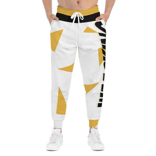 Athletic Joggers with Bold Design, Trendy Joggers, Sportswear for Active Lifestyle, Gift for Fitness Lovers, Cozy Comfy Pants