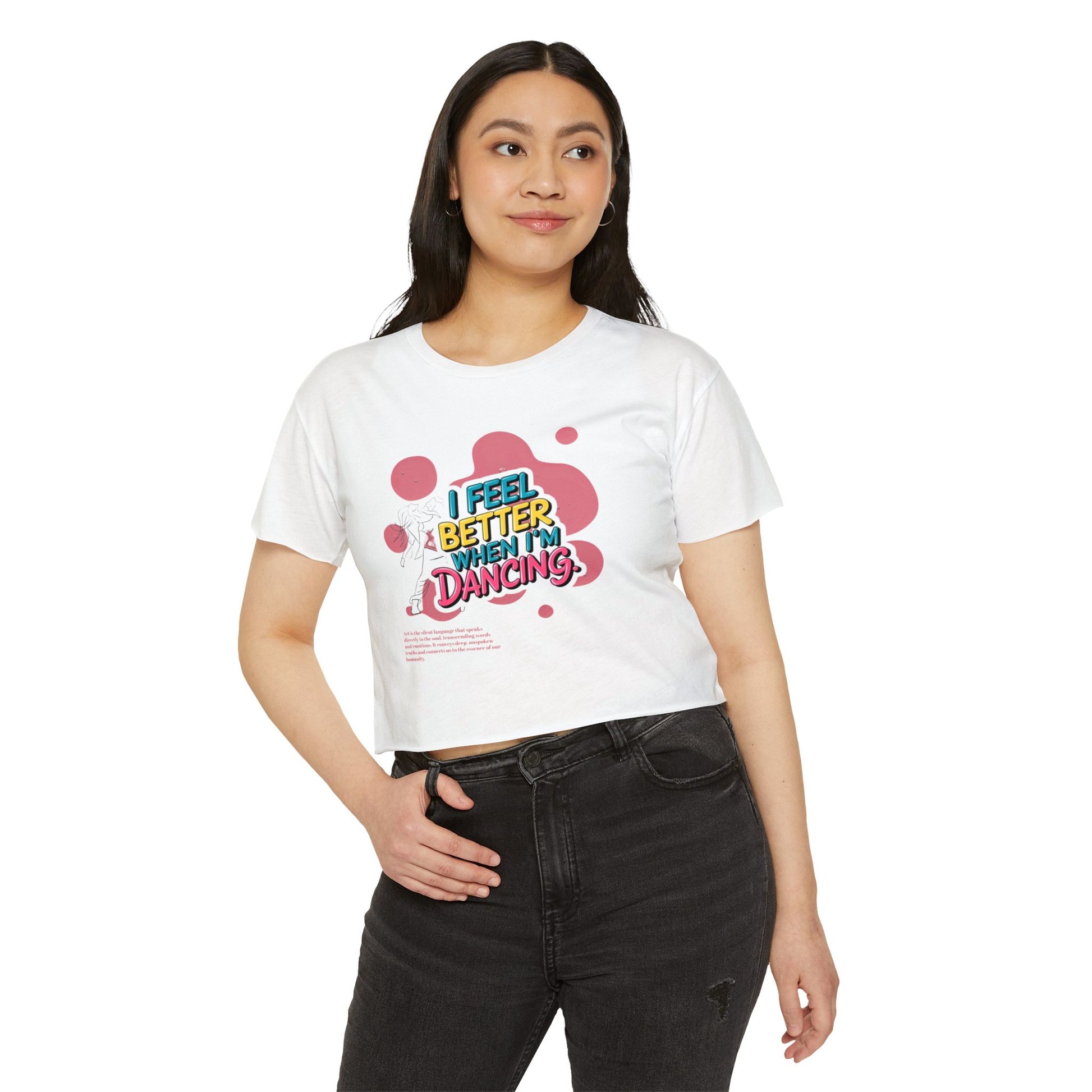 Dance punk Crop Top. women's Wear, Stylish Festival Apparel, Summer Music Event, Fun Dance Top - Mi tienda