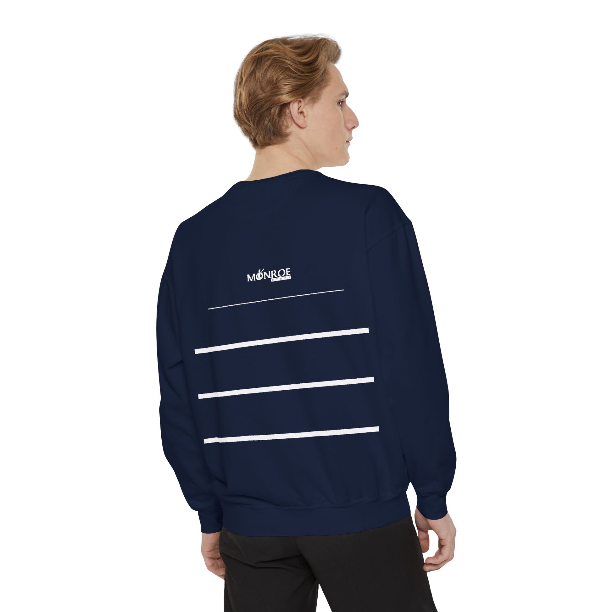 Transforming Energy Sweatshirt, Unisex Garment-Dyed Sweatshirt for Movement, Motivational Gift, Gym Apparel, Cozy Layering - Mi tienda