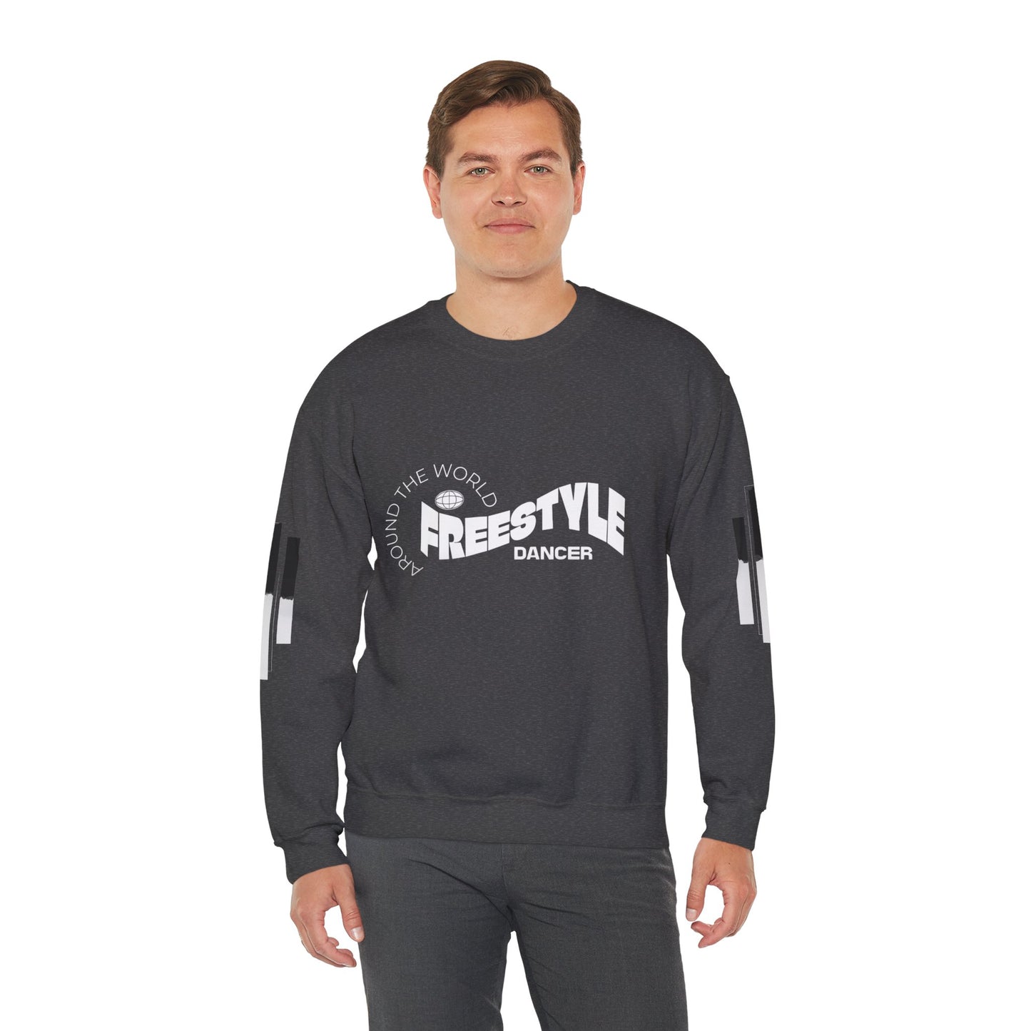Freestyle Dancer Crewneck Sweatshirt | Unisex Heavy Blend | Streetwear, Dance Apparel, Gift for Dancers, Casual Wear, Hip Hop