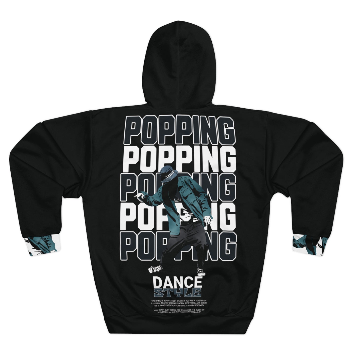 POPPING Urban Dance Style Unisex Pullover Hoodie