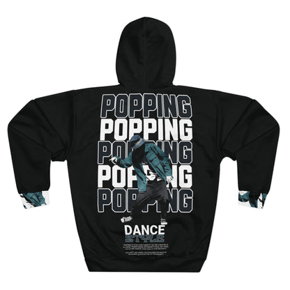 POPPING Urban Dance Style Unisex Pullover Hoodie
